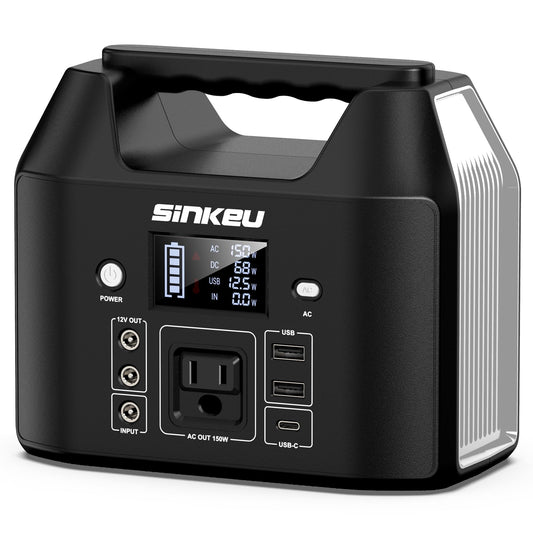 128Wh Portable Power Station, 38,400mAh