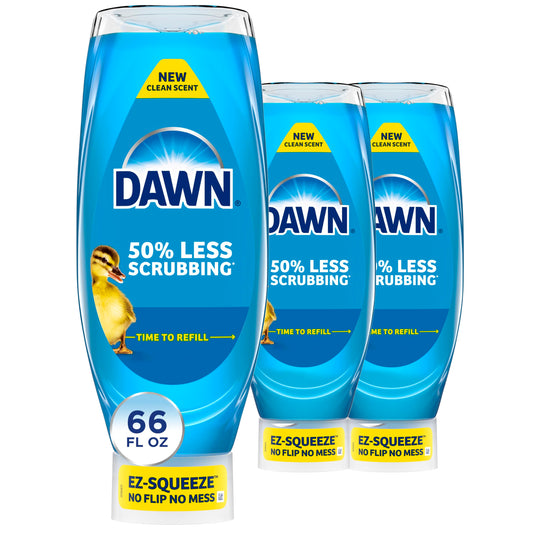 Dawn Ultra EZ-Squeeze Dish Soap, 3x22oz