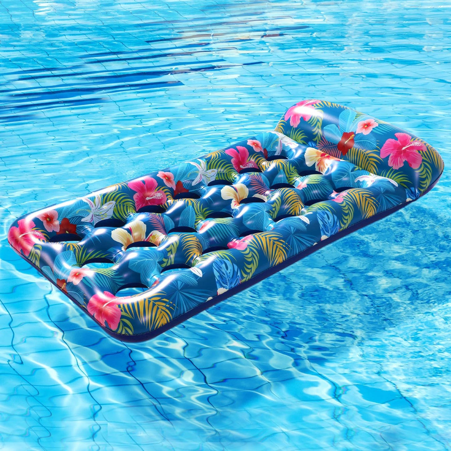 Oversized Inflatable Pool Float with Headrest