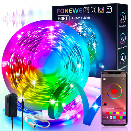 50ft Led Strip Light with App