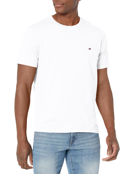 Tommy Hilfiger mens Flag Crew Neck T-shirt