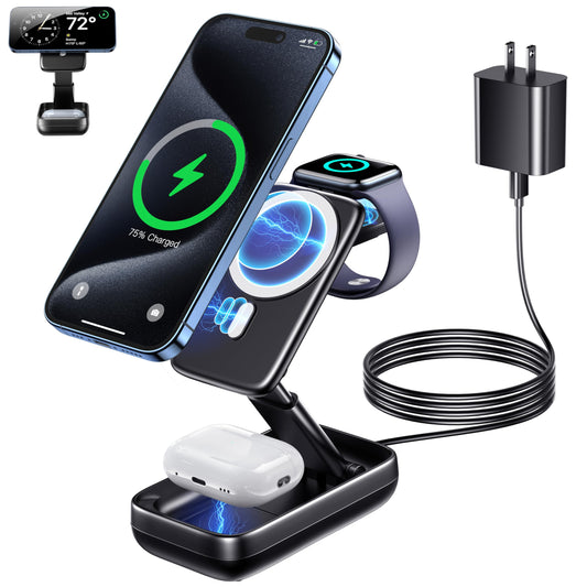 3-in-1 Foldable Wireless Charging Station