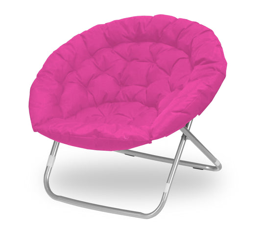 Oversized Polycanvas Foldable Saucer Chair
