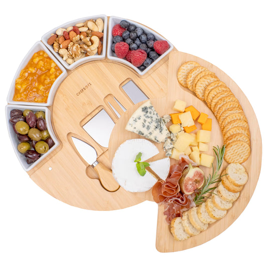 Charcuterie Cheese Board and Platter Set