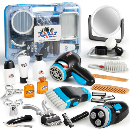 23 Pcs Barber Shop Pretend Play Set