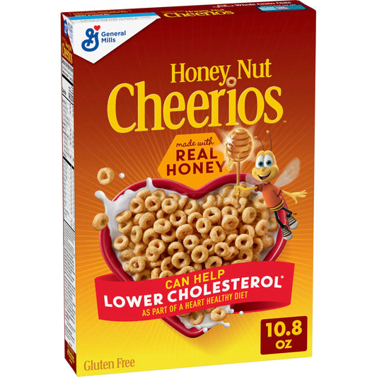 Honey Nut Cheerios Breakfast Cereal, 10.8 oz