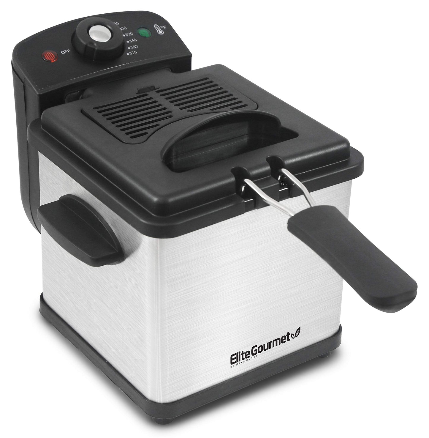 Elite Gourmet Electric Deep Fryer – 1.6 Quart