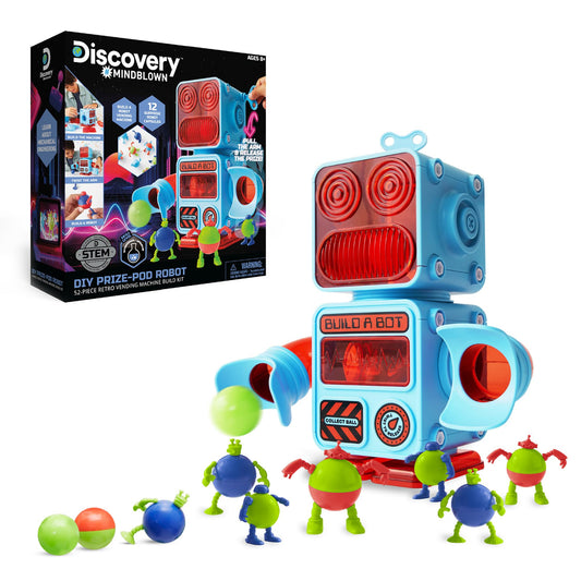 Discovery DIY Prize-Pod Robot Kit, 52-Piece