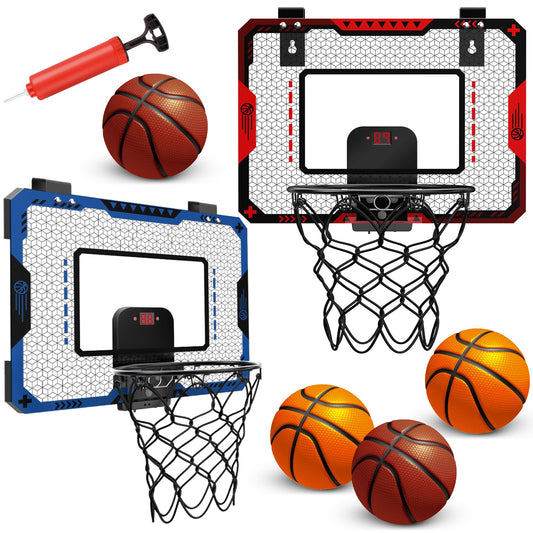 Over-the-Door Mini Basketball Hoop – 2-Piece