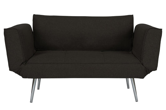 Novogratz Leyla Loveseat, Black
