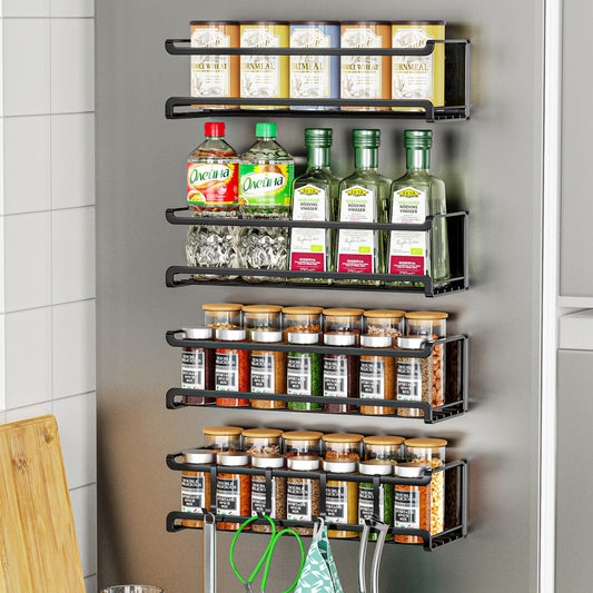 Magnetic Spice Rack, 4 Pack