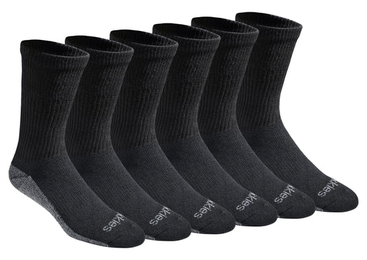 Dickies Men’s Moisture Control Crew Socks – 6 Pairs