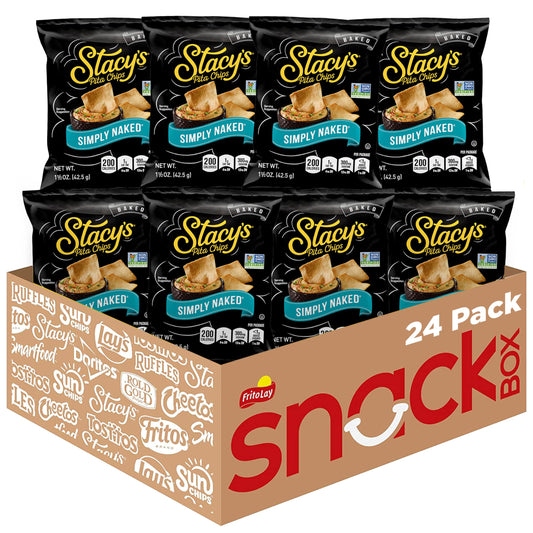 Stacy's Simply Naked Pita Chips - 24-Pack