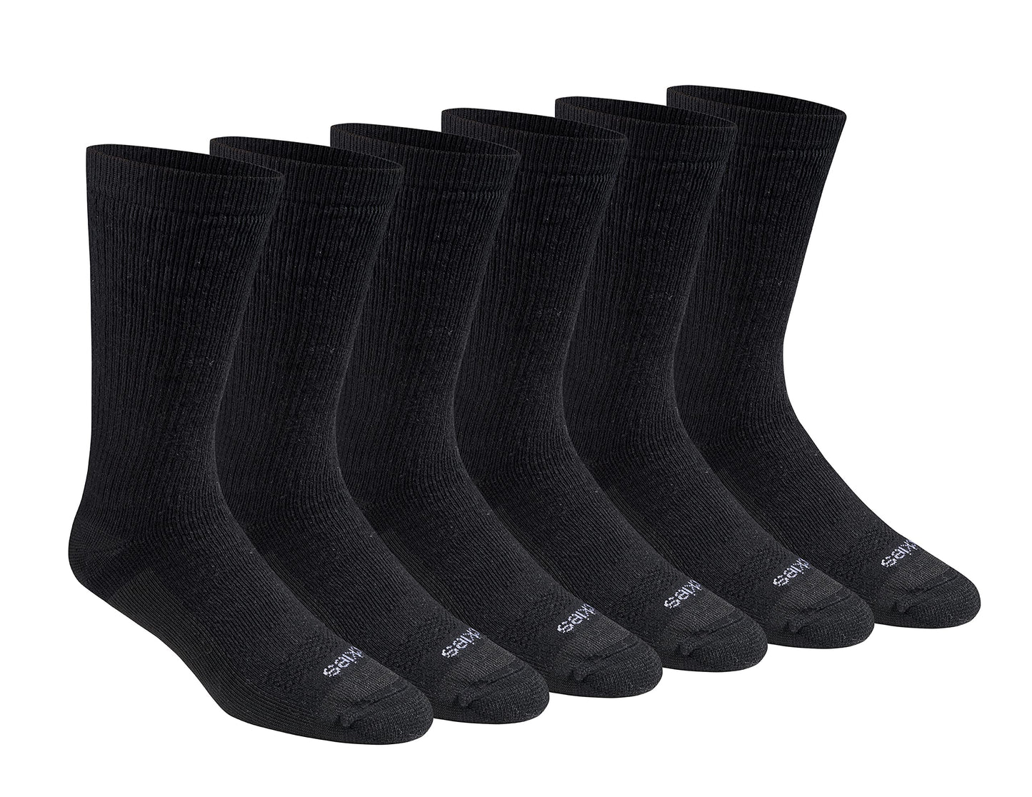 Dickies Men's Dri-Tech Moisture Control Max Full Cushion Crew Socks (6 Pairs)